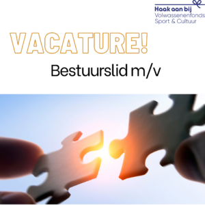 Vacature Bestuurslid